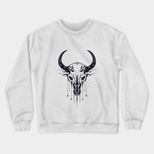 Animal Skull Wild Adventure Vector Graphic Crewneck Sweatshirt